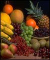 خواص میوه ها با توجه به رنگ شان!